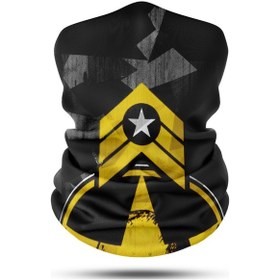 Resim Sarı Army Desenli Motosiklet Bandana Boyunluk Outdoor Balaklava 