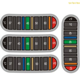 Resim 1pc/2pcs/4pcs Sıcaklığa Duyarlı Renk Değiştiren Yapışkan Bant Kahve Fincanları, Süt Bidonları, Çaydanlıklar, Mutfak için - PET Malzeme Sıcaklık Göstergesi Etiketi, Elektrik Gerektirmez, Gıda İle Temas İçin Uygun Değildir, Celsius Görüntüleme 