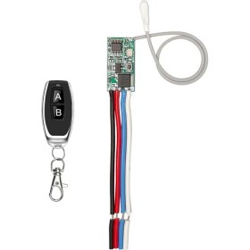 Resim Serfhyff 433MHZ Dc 3.6-24V 1ch Röle Kablosuz Rf Uzaktan Kumanda Anahtarı Mini Modülü LED Lamba Işığı Dıy Için Verici ile Mini Modül, Tip B (Yurt Dışından) 
