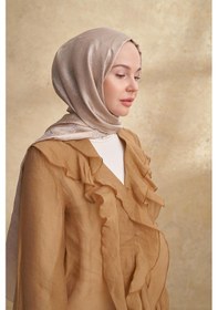 Resim Armanda Jose Jakar Ethnic Desen Şal- 3303 Koyu Bej 