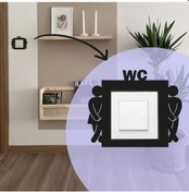 Resim Priz Süsü Anahtar Çerçeve Süsü Wc 