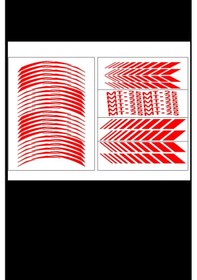 Resim Yamaha Florasan Kırmızı Mt-25 Racıng Jant Şeridi 