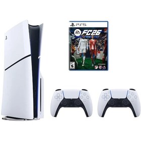 Resim Playstation 5 Slim Standart 1 Tb+ 2. Dualsense + Ps5 Fc26 Cd İthalatçı Garantili 