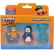Resim Stumble Guys 3'lü Mini Figür Seti 2 S3 40023 