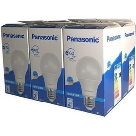 Resim Panasonic 8.5W Led Ampul Beyaz Günışığı E27 Duy 5Li Paket 