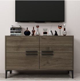 Resim MERT SERT MOBİLYA Ctn Ceviz Konsol,tv Sehpası,tv Ünitesi,kahve Köşesi,banyo Dolabı,çok Amaçlı Dolap 