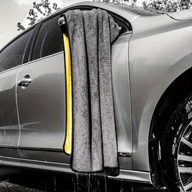 Resim Ultra-Absorbent Microfiber Araba Yıkama Havlusu - Ultra-Yumuşak, Kalın Detaylandırma Bezi Araba Bakımı ve Temizliği için - Araç Dış Mekan Bakımı - Polyester Malzeme 
