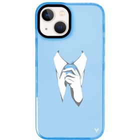 Resim iPhone 13 Kravat Telefon Kılıfı 