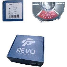 Resim Revo 3 D Yazıcı Filament Pla 1.75 Mm 1 Kg Hyperspeed Hızlı Ve Kaliteli Beyaz 