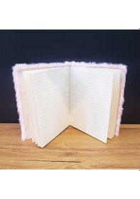 Resim Ayıcık Motifli Peluş Kapaklı Defter 