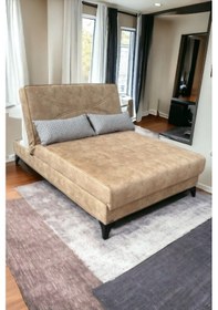 Resim Halfbed Uzanmalı Yatak-baza 
