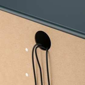 Resim Tv sehpası, koyu mavi-yeşil, 159x45x81 cm 