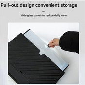 Resim 20 İnç Ekran Büyüteci 3d Hd Telefon Büyütme Projektörü, Siyah Siyah 