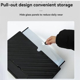 Resim 20 İnç Ekran Büyüteci 3d Hd Telefon Büyütme Projektörü, Siyah Siyah 