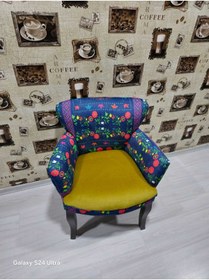 Resim Emba mobilya Kollu Çay Seti Tekli Berjer 