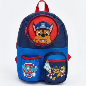 Resim Özmarka Yeni Sezon Paw Patrol Baskılı Erkek Çocuk Sırt Çantası Lacivert 