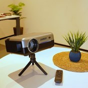 Resim EVEREST PJ03, 300 LED Lümen, 1920X1080, 2xHDMI, 1xUSB, TF Soket, WiFi, Bluetooth, 30.000 Saat Led Ömrü, 3W Speaker, Android 9.0, FULL HD Projeksiyon Cihazı 