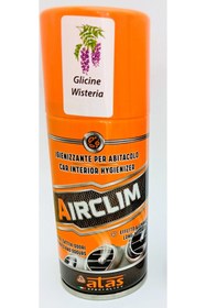 Resim İtalyan ATAS Airclim Klima Temizlik Gaz Bombası Mor Salkım Çiçeği Kokulu 150ml 