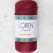 Resim Loren Macrame Bordo El Örgü İpi - RM 0113 - 34344 