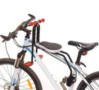 Resim Bisiklet Çocuk Taşıyıcı Ön Taşıyıcı Kadro Bağlantılı Bisiklet Çocuk Koltuğu Taşıyıcı Sele 