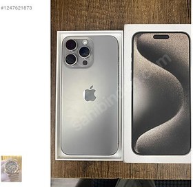 Resim Apple iPhone 15 Pro Max İkinci El TR | 256 GB | Natürel Titanyum 