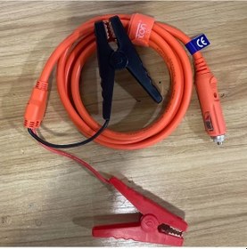 Resim Dashanshop 12v 2m Araç Akü Şarj Kablosu 14awg 15a Sigortalı Çakmak Adaptörlü Akü Klemesi 