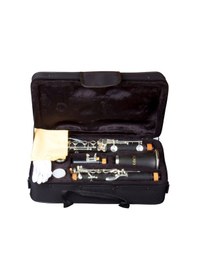 Resim Locto Ld30s Gümüş Kaplama Bb Klarnet Parlak Gümüş Yüzey Zengin 