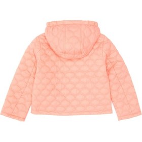 Resim U.S. Polo Assn. Kız Çocuk Neon Pembe Kapitone Kapüşonlu Şişme Mont 50313157-VR105 