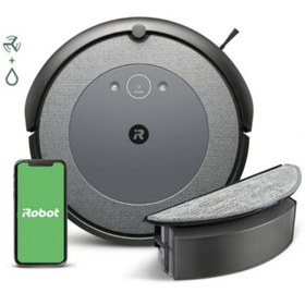 Resim iRobot Roomba Combo i5 Akıllı Robot Süpürge ve Paspas Gri 