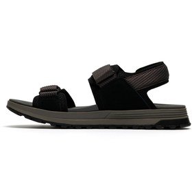 Resim CLARKS Siyah Erkek Deri Sandalet ATL Trek River 