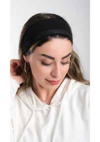 Resim Hürrem Bone Siyah Pratik Hazır Geçmeli Tesettür Bone Viskon Kumaş Sade 3007_0 Siyah 