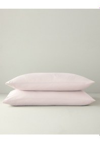 Resim English Home Pure Pamuklu 2'li Yastık Kılıfı 50x70 Cm Toz Pembe Toz Pembe 