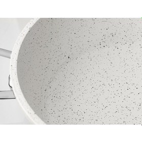 Resim Taç Gravita Döküm Derin Tencere 22 CM Beyaz Tac-3481 