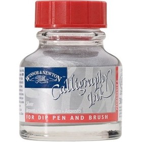 Resim Hobi-Marketart Winsor & Newton Kaligrafi Mürekkebi 30 Ml. Metallic Silver 