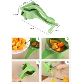 Resim Ozcmax Manuel Plastik Meyve Portakall Karpuz Limon Sıkacağı Kollu Sebze Suyu Sıkma Limonata Aparatı Aleti 