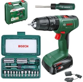 Resim Bosch Easyımpact 18V-40 Akülü Vidalama (Tek) Akü,46 Parça Cırcır Tornavida Vidalama Ucu ve Tornavida 