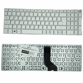 Resim Acer Aspire A515-51G, E5-522 Uyumlu Laptop Klavye Beyaz TR 