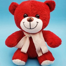 Resim MCM Group Kırmızı Peluş Oyuncak Ayıcık ( Lisinya ) 