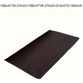 Resim Topnotch Black Plane 5mmx39.37inch X39.37inch Motor Kaputu Ses Yalıtımı Isı İzolasyonu Örtüsü Aksesuar 