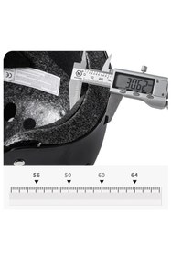 Resim heugers Bisiklet Kaskı – Bisiklet, Scooter, Kaykay, Dağcılık ve Arama Kurtarma Uyumlu 51-58 cm SİYA 