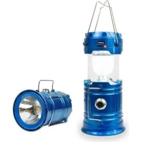 Resim Sepetim Kamp Lambası El Feneri Askılı Büyük Boy USB Şarjlı Işıldak 