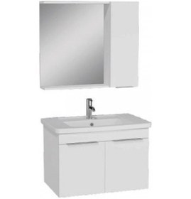 Resim Vitra Quadrum Banyo Dolabı Seti 65 Cm Beyaz 