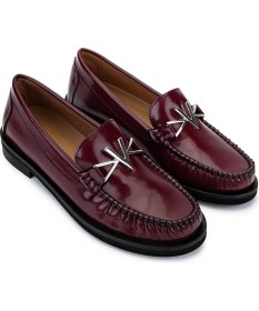 Resim Mario Valentino Kadın Hakiki Deri Bordo Loafer Ayakkabı 1040 91D2555 Bn Ayk SK25-26 Bordeaux 