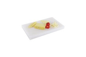 Resim Feyza Design Beyaz Polietilen Kesme Tahtası 25X40X2 Cm, Dayanıklı ve Hijyenik Kullanım 