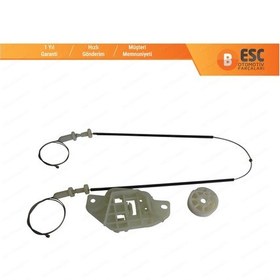 Resim Hyundai Starex H-1 Grand TQ 2007–2024 İçin Ön Sağ Cam Kriko Seti 