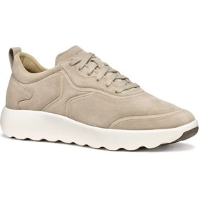 Resim Geox Erkek Bej U Xtors A - Suede Bağcıklı Süet Deri Sneaker U46LFA00022C5004 