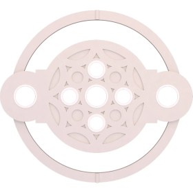 Resim Motifpiyer Tavan LED Spotlu Göbeği 80-Yuvarlak-Dış Çıtalı 