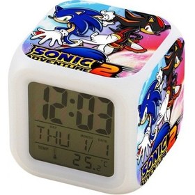 Resim Metabagua Shuji Çocuk Odası Için Çalar Saat, Led Dijital Yatak Odası Çalar Saat Kolay Ayar Küpü 4 Taraflı Sonik Desenli Uyandırma Saatleri Yumuşak Gece Lambası Geniş Ekran Artan Ses 4wmray Beyaz 