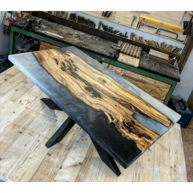 Resim Abronya Epoksi Reçine Sehpa Epoksi Sehpa Epoxy Sehpa 