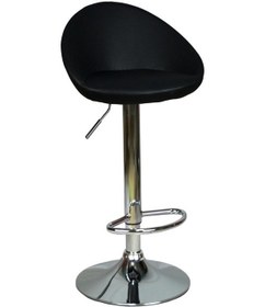 Resim Bürocci Larissa Bar Sandalyesi-Siyah-9520Q0101 Çok Renkli 